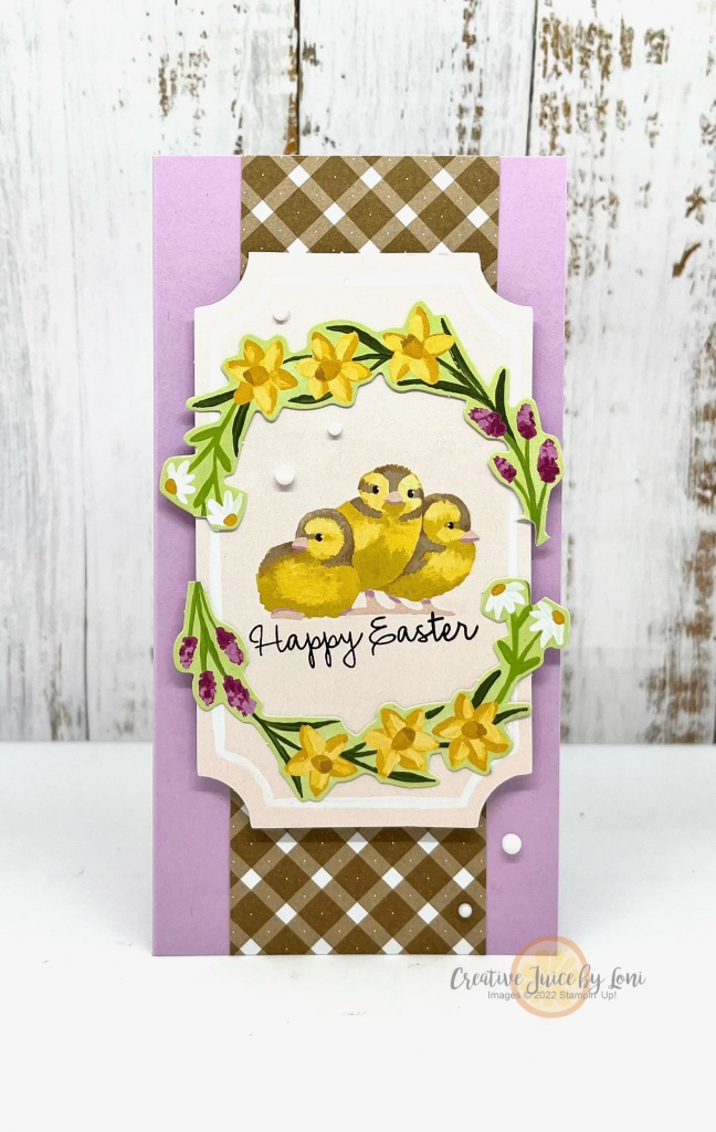 Sweet Springtime Paper Pumpkin March 2024 Easter Chick Card